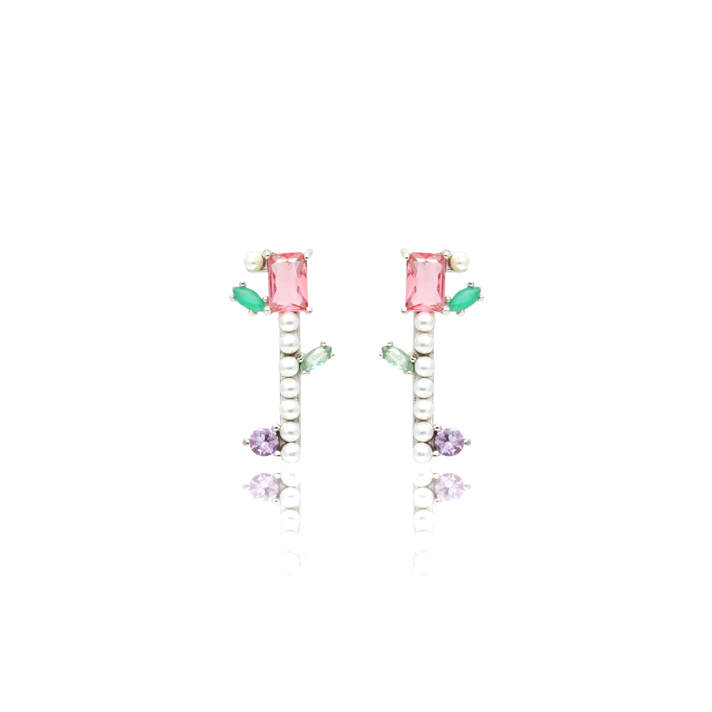 Flower Love Stud Earrings