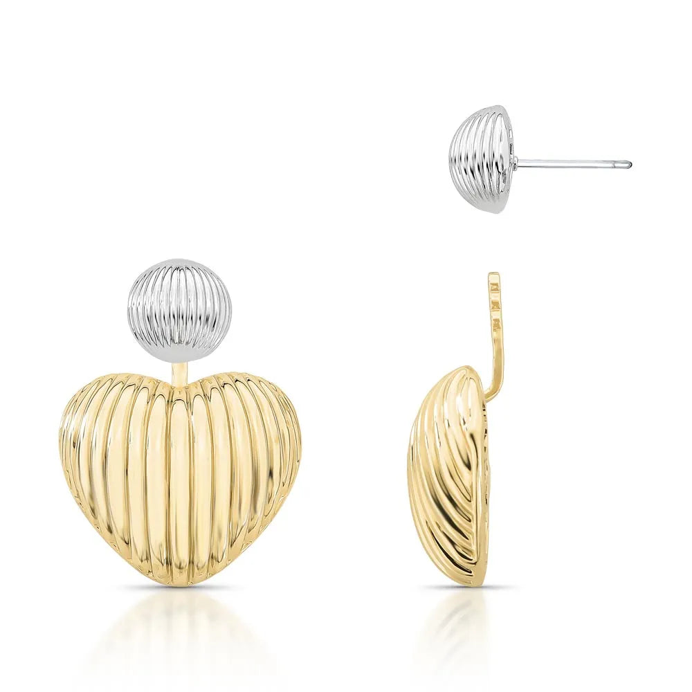 Fizzy Heart Medium Earrings