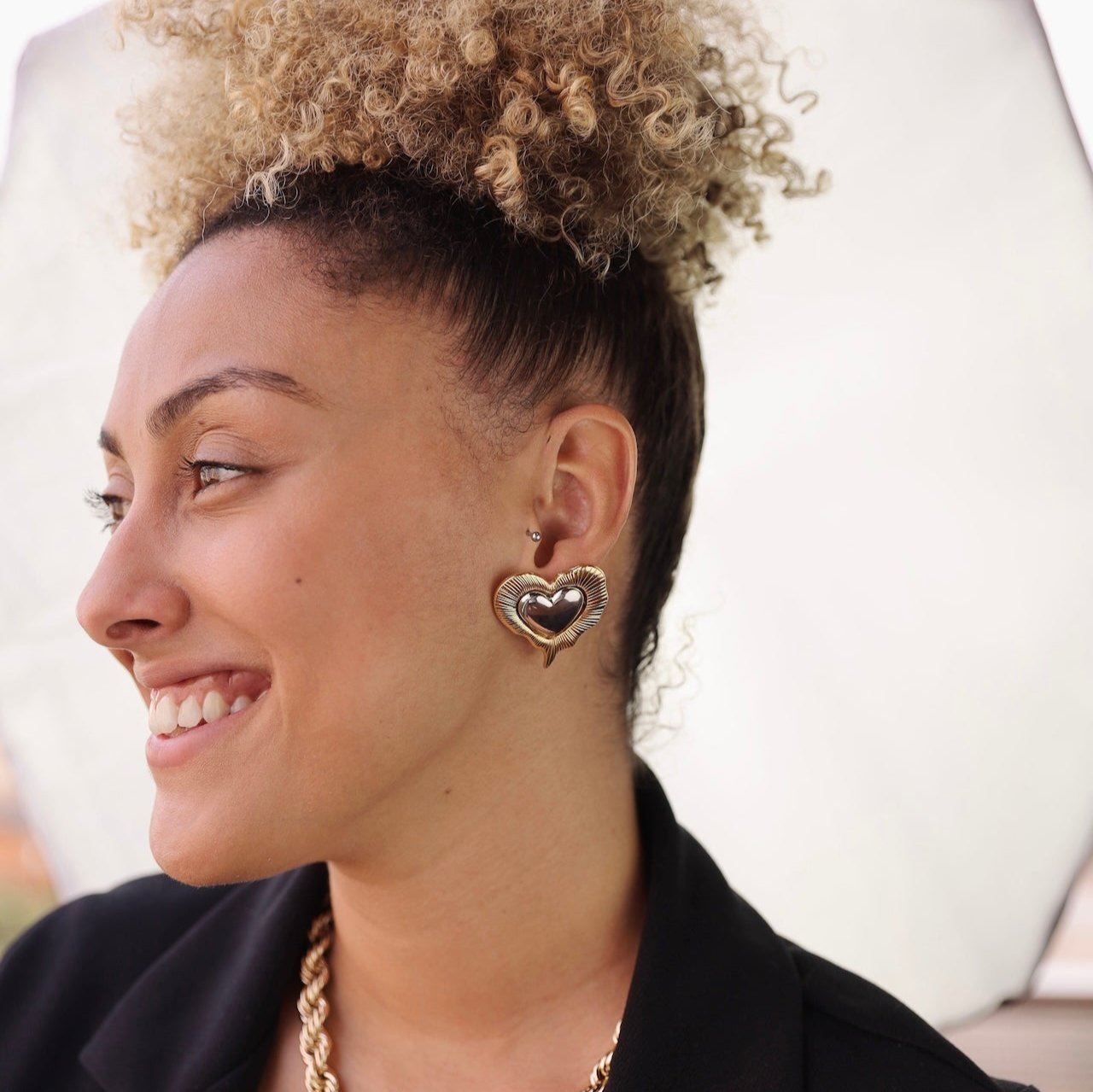 Duo Heart Earrings