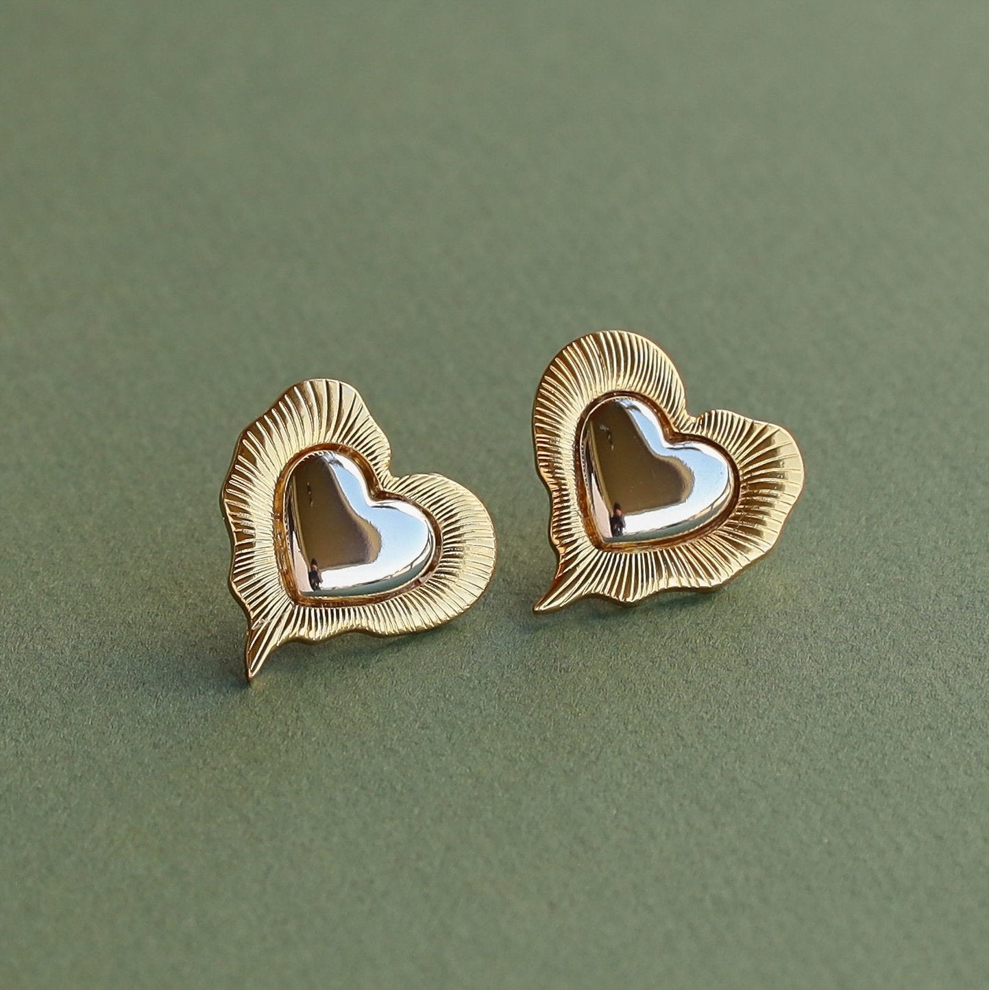 Duo Heart Earrings