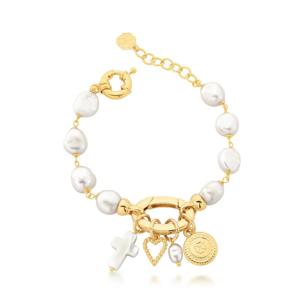 Amulets Pearl Bracelet