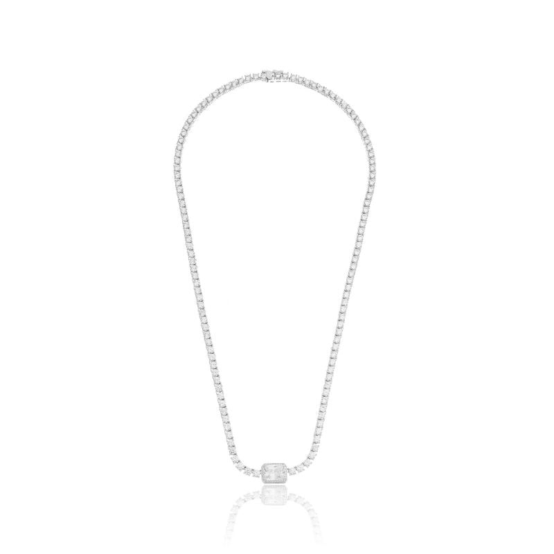 Ace Cut Tennis Necklace