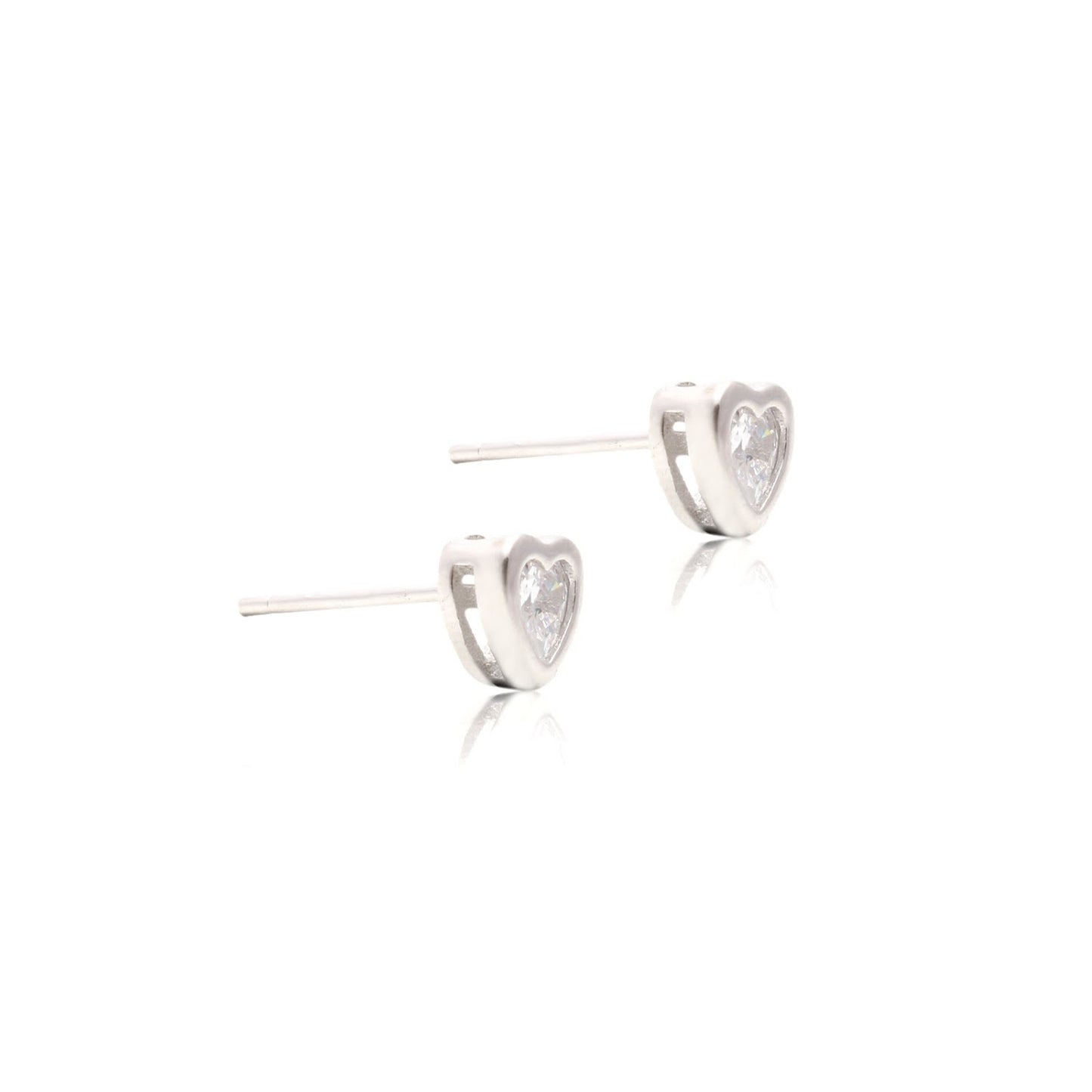 My Valentine Heart Shape Stud Earrings