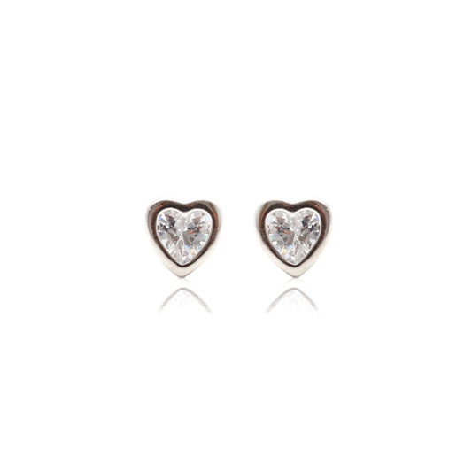 My Valentine Heart Shape Stud Earrings