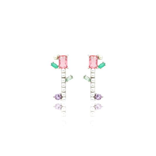 Flower Love Stud Earrings