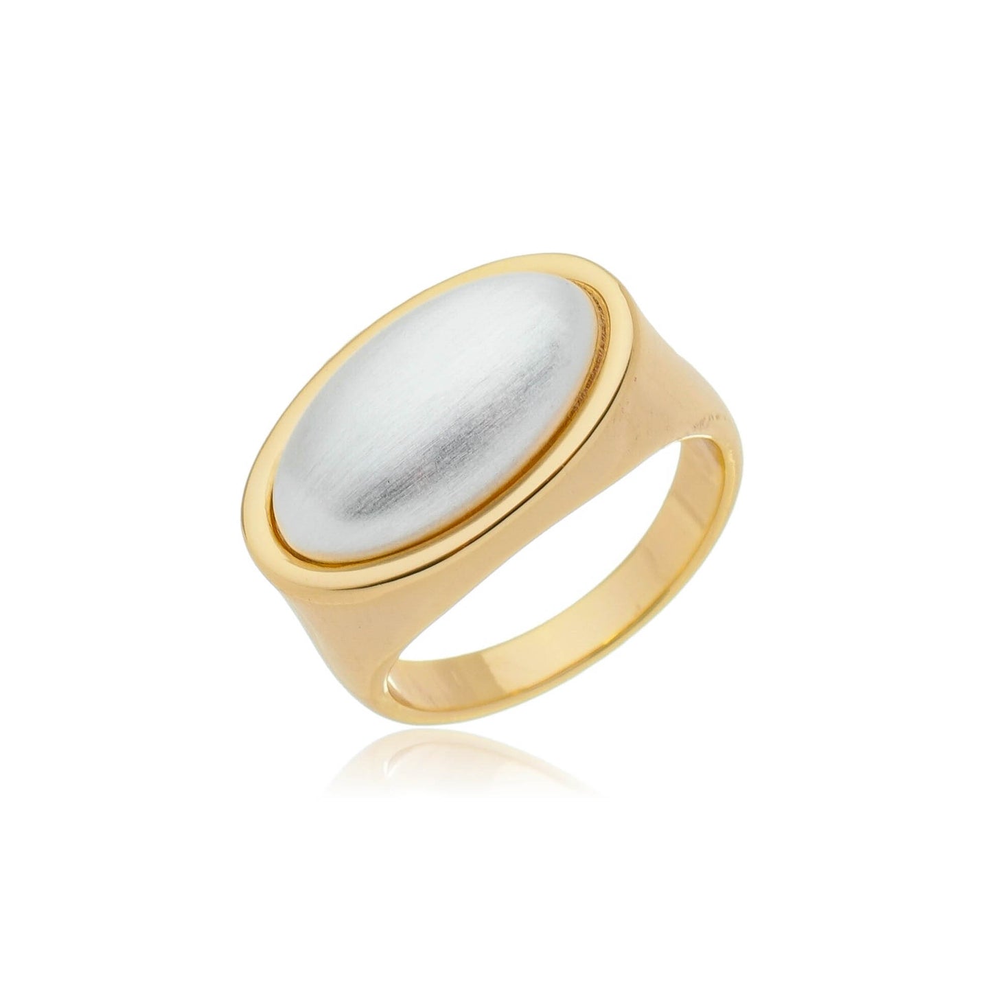 Geometric Oval Ring