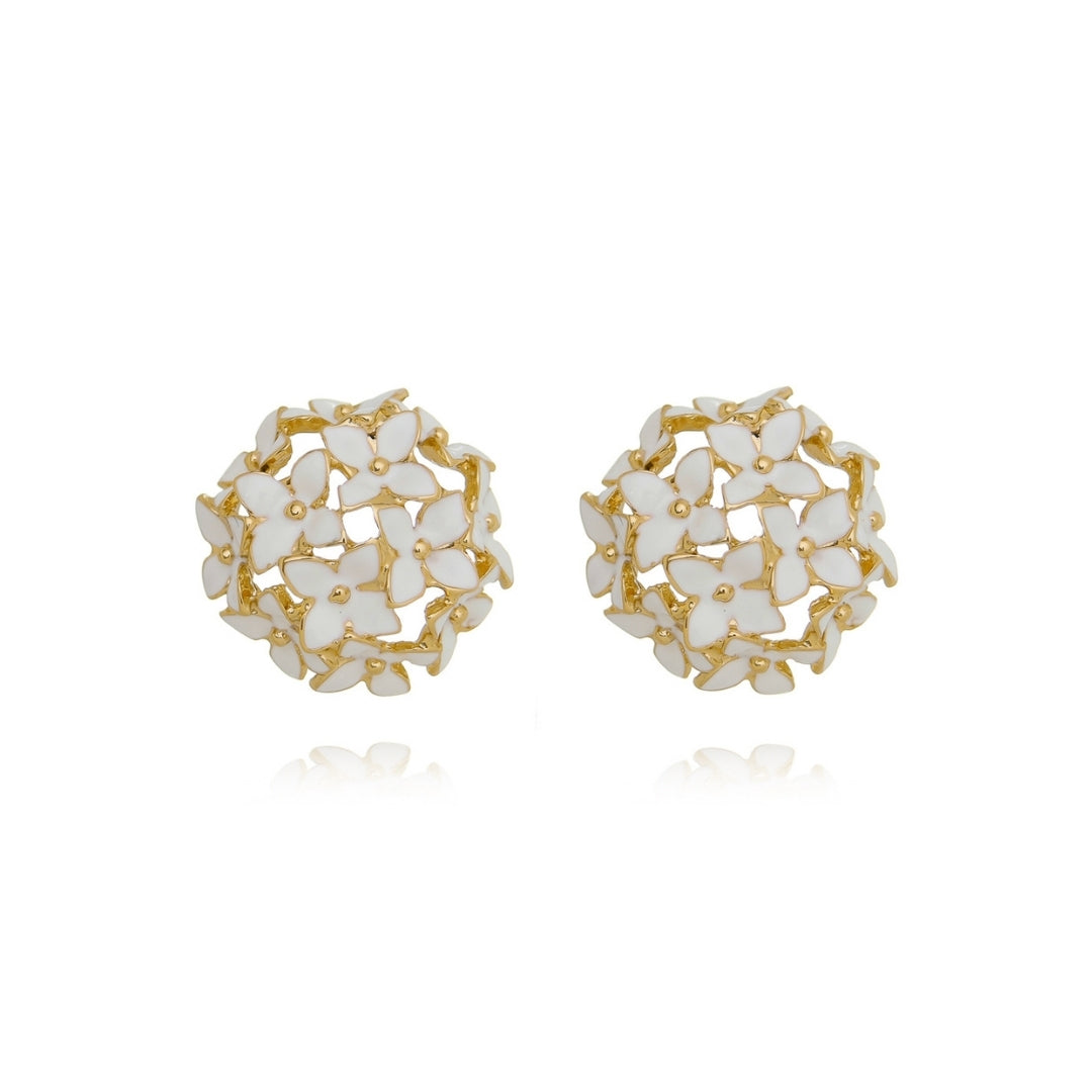 Floral Bouquet Stud Earrings