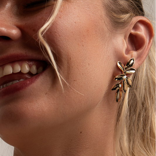 Leaf Long Earrings