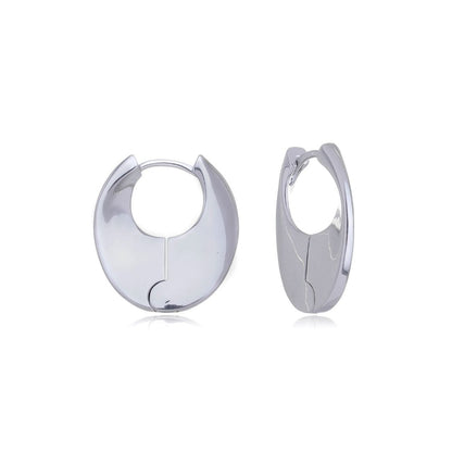 The Oval Hoop Earrings