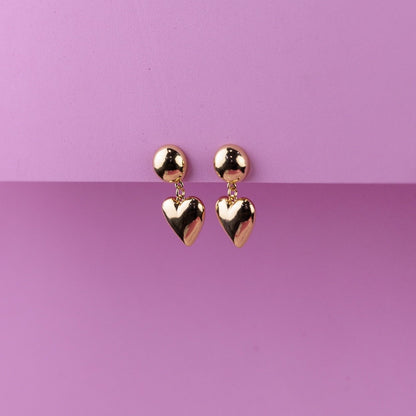 Double Love Dangling Earrings