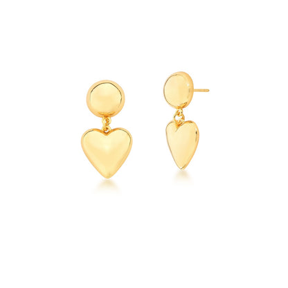 Double Love Dangling Earrings