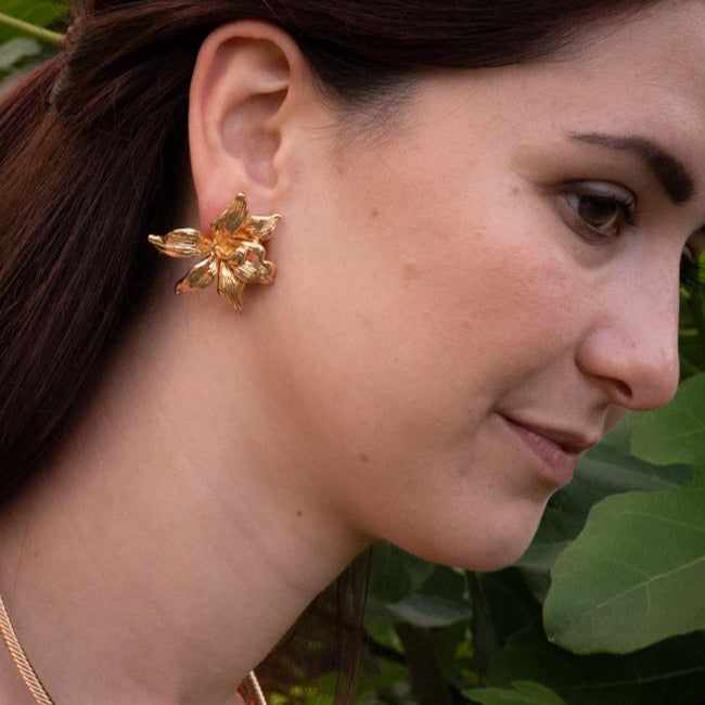 Orchid Earrings