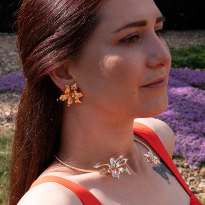 Orchid Earrings